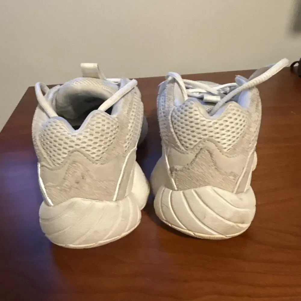 Size 9.5 - Adidas Yeezy 500 Bone White VERY lightly used athletic minimalist
